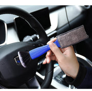 車用ブラシ 単品 1本 車内清掃 2way 隙間掃除 ほこり取り 埃取り 汚れ取り エアコン 吹き出し口 カー用品 車用品 メンテナンス 掃除 クリーニング クリーナー 便利 コンパクト スタイリッシュ