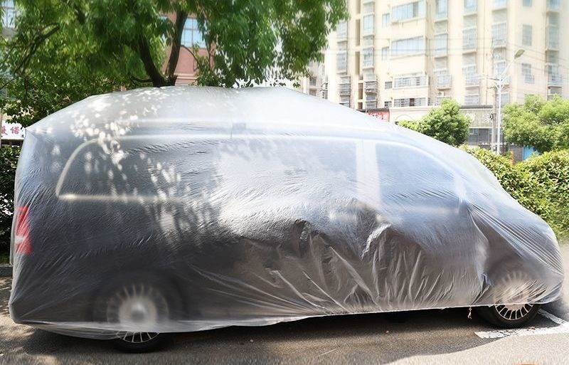 自動車カバー 使い捨て カーカバー カーボディカバー ボディーカバー 厚手 商品画像4