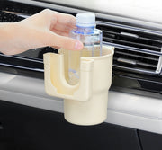 車用ドリンクホルダー スマホホルダー付き カップホルダー カー用品 エアコン吹き出し口用 車内 差込タイプ 小物入れ 飲料 そのまま充電