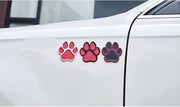 カーステッカー 車用ステッカー 単品 シール キズ隠し ヘコミ隠し 足跡ステッカー 肉球ステッカー 可愛い 面白い車体 給油口 自動車用 カー用品 車用品