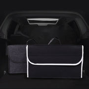 車用収納バッグ 収納ボックス ツールケース カー用品 車用品 フェルト素材 持ち手付き 蓋付き 折りたたみ 大容量 アウトドア 車載 トランク収納 省スペース 整理整頓 収納用品
