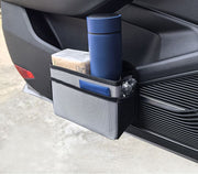 車用ゴミ箱 車用ごみ箱 カー用品 車用品 ダストボックス 車載 小物入れ ドアポケット ミニサイズ コンパクト スリム 小型 引っ掛け オックスフォード 無地 ブラック シンプル