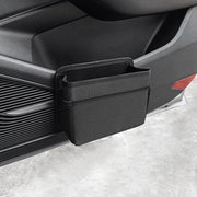 車用ゴミ箱 車用ごみ箱 カー用品 車用品 ダストボックス 車載 小物入れ ドアポケット ミニサイズ コンパクト スリム 小型 引っ掛け オックスフォード 無地 ブラック シンプル