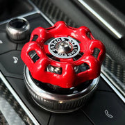 エンジンスタートボタンカバー スターターカバー 車用 エンジンプッシュボタン エンジンボタン バルブ型 装飾 カー用品 内装パーツ ユニーク