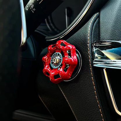 エンジンスタートボタンカバー スターターカバー 車用 エンジンプッシュボタン エンジンボタン バルブ型 商品画像4
