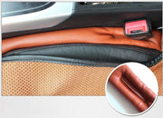 カーシート隙間クッション 単品 カー用品 車用 クッション シートサイド シートベルト 隙間埋め すき間埋め 落下防止 運転席 助手席 レザー調 フェイクレザー おしゃれ 便利