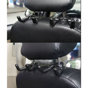 カーフック 2個セット カーシートフック カー用品 車用品 車内収納 収納用品 車用フック ヘッドレストフック 荷物掛け 袋掛け 便利 コンパクト