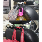カーフック 2個セット カーシートフック カー用品 車用品 車内収納 収納用品 車用フック ヘッドレストフック 荷物掛け 袋掛け 便利 コンパクト
