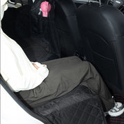 車用シートカバー ペットシートカバー ドライブシート カー用品 防水 後部座席 窓付き メッシュ ポケットあり 大きめ 汚れ防止 抜け毛対策