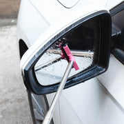 水切りワイパー 伸縮式 サイドミラー 単品 車用 ミニワイパー ガラス拭き ガラスクリーナー 汚れ落とし 窓拭き 鏡 水滴 汚れ対策 清掃 便利 カー用品 メンテナンス用品