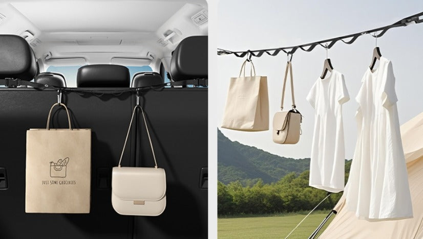 車用物干しベルト ハンギングベルト 物干しロープ フックロープ 吊り下げ フック 商品画像4