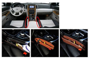 車用 シートポケット サイド収納ボックス レザー風 車載カー用品 運転席 助手席 コンソール隙間活用 大容量 落下防止 小物入れ