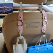 ヘッドレストフック シートフック 同色2個セット スリーフック 荷物掛け カー用品 車用品 荷掛け ゴミ袋 買い物袋 カーアクセサリー カーフック 車内収納 引っ掛け 後部座席 車載 省スペース ホルダー シンプル おしゃれ かっこいい スタイリッシュ カジュアル