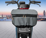 自転車用かごカバー かごカバー 2段式 荷物カバー 防水 ジッパー ファスナー カバー レイングッズ シンプル 通学 お出かけ