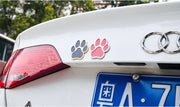 カーステッカー 車用ステッカー 単品 1個 金属製 分厚い 肉球 足跡 くま 熊 クマ 犬 イヌ デカール ボディステッカー 車用シール 傷隠し キズ隠し 装飾 デコレーション 車用品 自動車 外装 カーアクセサリー ドレスアップ おしゃれ かわいい ユニーク 個性的