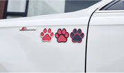 カーステッカー 車用ステッカー 単品 1個 金属製 分厚い 肉球 足跡 くま 熊 クマ 犬 イヌ デカール ボディステッカー 車用シール 傷隠し キズ隠し 装飾 デコレーション 車用品 自動車 外装 カーアクセサリー ドレスアップ おしゃれ かわいい ユニーク 個性的