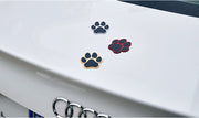 カーステッカー 車用ステッカー 単品 1個 金属製 分厚い 肉球 足跡 くま 熊 クマ 犬 イヌ デカール ボディステッカー 車用シール 傷隠し キズ隠し 装飾 デコレーション 車用品 自動車 外装 カーアクセサリー ドレスアップ おしゃれ かわいい ユニーク 個性的