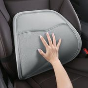 車用背もたれクッション シートクッション アーチ型 カーブ メッシュ 通気性 蒸れにくい チェアクッション カークッション 腰当て ビジネスチェア オフィス 運転席 腰 座席 快適 フィット スタイリッシュ