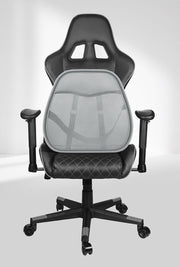 車用背もたれクッション シートクッション アーチ型 カーブ メッシュ 通気性 蒸れにくい チェアクッション カークッション 腰当て ビジネスチェア オフィス 運転席 腰 座席 快適 フィット スタイリッシュ