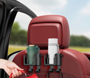 車用ドリンクホルダー カップホルダー 車載 バックシート 簡単取り付け スマホホルダー 小物置き シンプル 便利 車内収納 車用品 カー用品 カーグッズ