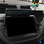 ナビバイザー ナビシェード 車用 車内 車載 カーナビ 日除け 日差し 反射対策 見やすい カーモニター 調節可能 貼り付け 簡単 カーナビアクセサリー