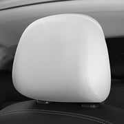 ヘッドレストカバー 車載 ヘッドレストキャップ フロントシート用 後部座席用 汚れ防止 傷防止 カー用品 車内装飾 被せるタイプ 洗濯可 ブラック ホワイト 無地