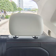 ヘッドレストカバー 車載 ヘッドレストキャップ フロントシート用 後部座席用 汚れ防止 傷防止 カー用品 車内装飾 被せるタイプ 洗濯可 ブラック ホワイト 無地