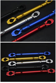 ハンドルブレース バイク ハンドル バイク用品 部品 パーツ ハンドルパーツ ハンドルバー ハンドルマウント 後付け 工具付き スマホ アクションカメラ 取付可能 頑丈 お洒落 定番 光沢 かっこいい カスタマイズ