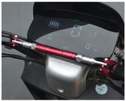 ハンドルブレース バイク ハンドル バイク用品 部品 パーツ ハンドルパーツ ハンドルバー ハンドルマウント 後付け 工具付き スマホ アクションカメラ 取付可能 頑丈 お洒落 定番 光沢 かっこいい カスタマイズ