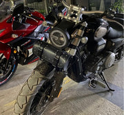 ツールバッグ バイク用ツールバッグ ツーリングバッグ フロントバッグ バイク 自転車 工具入れ 小物入れ 収納 フロント サイド サドル 防水 大容量 ベルト ハーレー アメリカン レザー調 スタッズ付き かっこいい おしゃれ