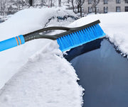 スノーブラシ アイススクレーパー 2in1 除雪ブラシ 分解可能 車用 カー用品 雪かき 霜取り 除氷 雪対策 持ち運び便利 雪下ろし 氷剥がし 掃除道具