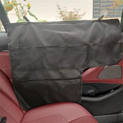 車用収納シートポケット 吸盤式 折り畳める 窓取付 車内収納 内装用品 ドア 小物収納 シート ドライブ ポケット メッシュ 収納 面ファスナー 便利