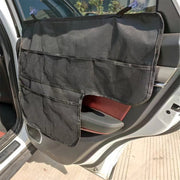 車用収納シートポケット 吸盤式 折り畳める 窓取付 車内収納 内装用品 ドア 小物収納 シート ドライブ ポケット メッシュ 収納 面ファスナー 便利