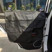 車用収納シートポケット 吸盤式 折り畳める 窓取付 車内収納 内装用品 ドア 小物収納 シート ドライブ ポケット メッシュ 収納 面ファスナー 便利