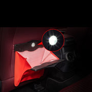 ゴミ箱 車用 ゴミ袋 ごみ入れ トラッシュケース シートバッグ LED マグネット 省スペース 開閉 車載 収納
