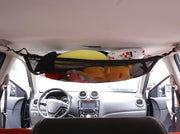 天井収納ネット 車用 車載用 ヘッドスペース ルーフネット メッシュ 荷物 小物入れ ジッパー 取り付け簡単 収納 車内 カー用品