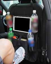 シートポケット シートバックポケット キックガード 後部座席 車用 車内 収納ポケット 収納バッグ 小物収納 タブレット収納 ドリンクホルダー お出かけ用品 ドライブグッズ 便利グッズ カー用品