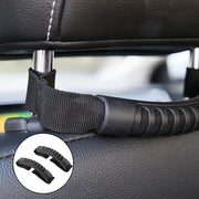 車用アシストグリップ 2個入り ヘッドレストグラブハンドル シンプル 車 自動車 車内 シート 座席 ヘッドレスト 持ち手 グラブハンドル グリップハンドル 取り付け 車用品 カー用品