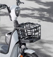 バイク用カゴ フロントカゴ サイクルバスケット 単車用バスケット 前カゴ 蓋付き 大容量 バイクバスケット スクーター