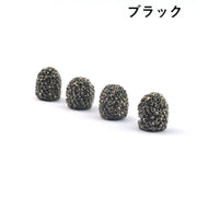 エアバルブキャップ 4個入り タイヤバルブキャップ バルブカバー カー用品 ラインストーン キラキラ ドレスアップ 装飾 カスタム 車用 自動車 バイク エアーバルブ