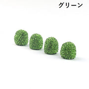 エアバルブキャップ 4個入り タイヤバルブキャップ バルブカバー カー用品 ラインストーン キラキラ ドレスアップ 装飾 カスタム 車用 自動車 バイク エアーバルブ