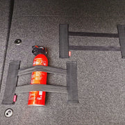 トランク用固定ベルト カーアクセサリー 収納ベルト 面ファスナー 車用 自動車用 カー用品 車載収納 収納ポケット 消火器固定 取り付け簡単 省スペース