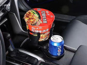 車用ドリンクホルダー 広がる 拡張 カップホルダー カー用品 2本収納 車内 差込タイプ サイズ調節 カップ麺 ペットボトル 缶飲料 小物 コンパクト収納