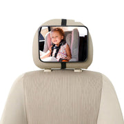 車用ベビーミラー 車内ミラー インサイトミラー 赤ちゃん 子供 アクリル鏡面 後部座席 ヘッドレスト 後ろ向きチャイルドシート