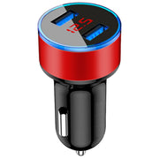 シガーソケット カー用品 USB 2口 2連 充電 充電器 かっこいい シンプル おしゃれ カーチャージャー 自動車 車載 車用 USBポート スマホ充電器 接続 ライト