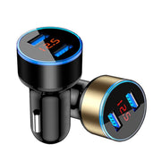 シガーソケット カー用品 USB 2口 2連 充電 充電器 かっこいい シンプル おしゃれ カーチャージャー 自動車 車載 車用 USBポート スマホ充電器 接続 ライト