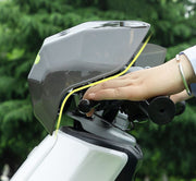 ハンドルガード バイク用 スクーター用 ナックルガード ハンドルカバー ハンドカバー 雨除け 風よけ 防寒 防護 反射テープ付き バイザー シェルター 左右セット シンプル バイクグッズ