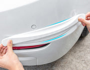 車用バンパープロテクター バンパーガード カーボン柄 カーボン調 シンプル 車 自動車 フロントバンパー リアバンパー 傷 保護 ガード 車用品 カー用品 黒 白 グレー 赤