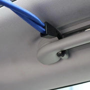 物干しロープ フック式 車内 1.5m ロープ ゴム紐 カーアクセサリー カー用品 車 洗濯ロープ 洗濯用品 旅行用品 便利 お出かけ 雑貨