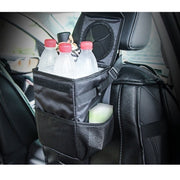 車用ゴミ箱 車載 カー用品 車用品 吊り下げ ダストボックス ゴミ入れ 小物入れ 2WAY 車内収納 折りたたみ ヘッドレスト